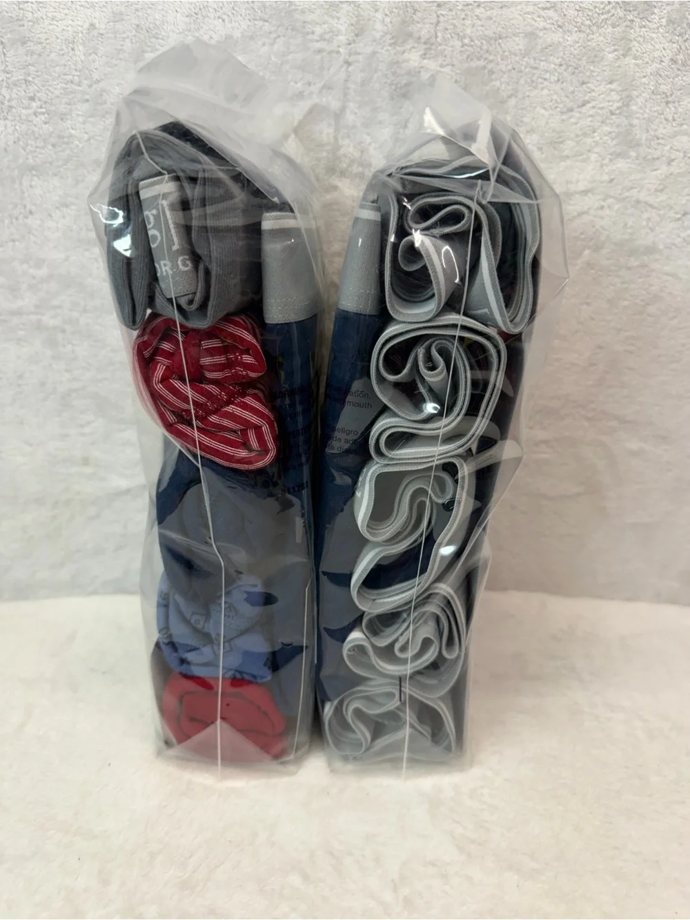 George 6-Pack Boxer Briefs in Navy, Gray & Red